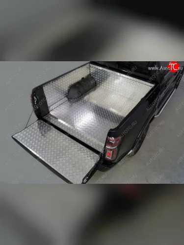 Защитный алюминиевый вкладыш в кузов автомобиля (комплект) ТСС Тюнинг (алюминий) Great Wall Poer (2021-2025)