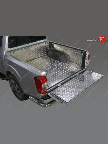 Защитный алюминиевый вкладыш в кузов автомобиля (комплект) ТСС Тюнинг (алюминий) Dong Feng DF6 пикап (2022-2025)