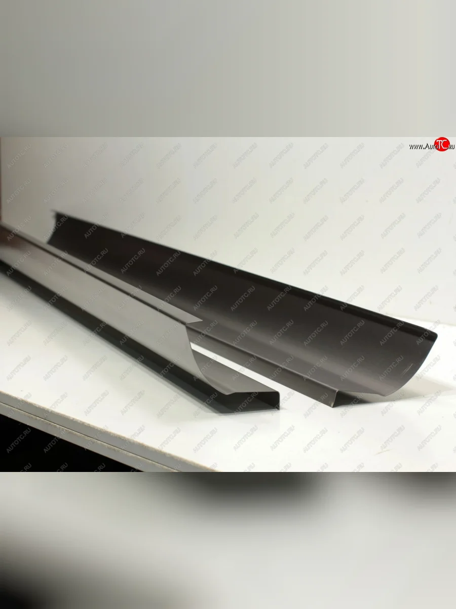 Комплект ремонтных порогов (с усилителем) (Рем. вставки, рем комплект порогов) AUTOFERRUM Ford Focus 2 хэтчбэк 3 дв. дорестайлинг (2004-2007) (холоднокатаная сталь 1.2 мм)  в Керчи Республика Крым