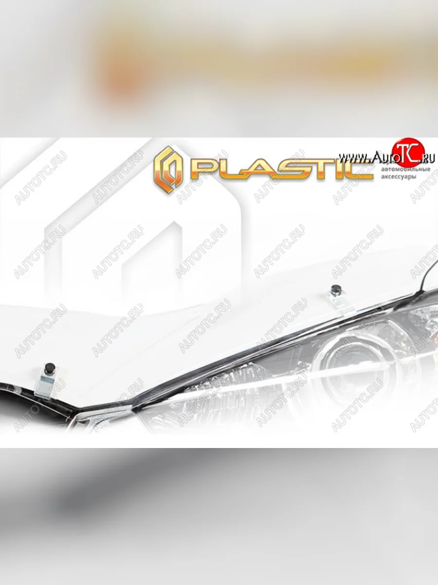 Дефлектор капота (exclusive) CA-Plastic Москвич 6 лифтбэк (2023-2025) (Classic прозрачный)  в Керчи Республика Крым