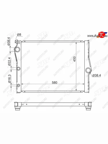 Радиатор SAT BMW X5 F15 (2013-2018)