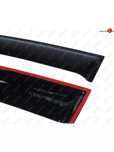 Комплект дефлекторов окон COMFORT (черный глянец) Changan UNI-K (2020-2025)