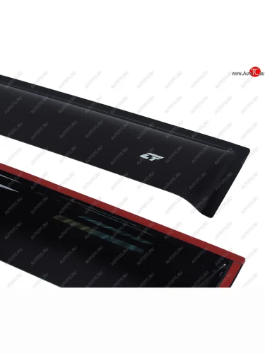 Комплект дефлекторов окон COBRA TUNING (черный глянец) Daewoo Matiz M100 дорестайлинг (1998-2000)