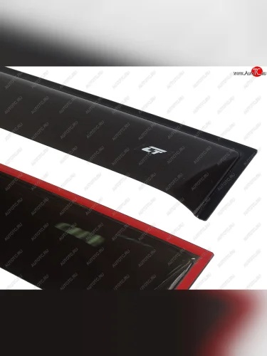 Комплект дефлекторов окон COBRA TUNING (черный глянец) Daewoo Nexia дорестайлинг (1995-2008)