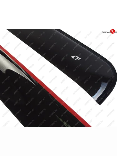 Комплект дефлекторов окон (длинный) COBRA TUNING (черный глянец) DAF XF 105 (2005-2013)