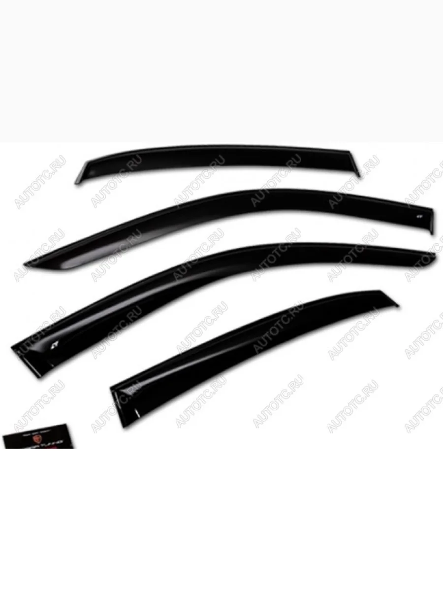 Комплект дефлекторов окон COBRA TUNING Haval M6 (2021-2025) (черный глянец)  в Керчи Республика Крым