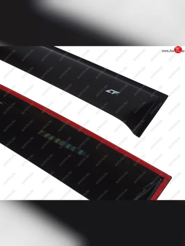 Комплект дефлекторов окон COBRA TUNING (черный глянец) Hyundai I30 2 GD дорестайлинг, хэтчбэк 5 дв. (2011-2015)