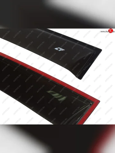 Комплект дефлекторов окон COBRA TUNING (черный глянец) Hyundai IX35 LM дорестайлинг (2009-2013)