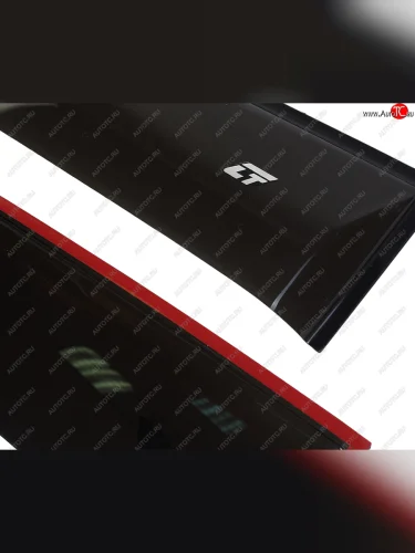 Комплект дефлекторов окон (широкий) COBRA TUNING (черный глянец) Hyundai Porter HR (2005-2018)