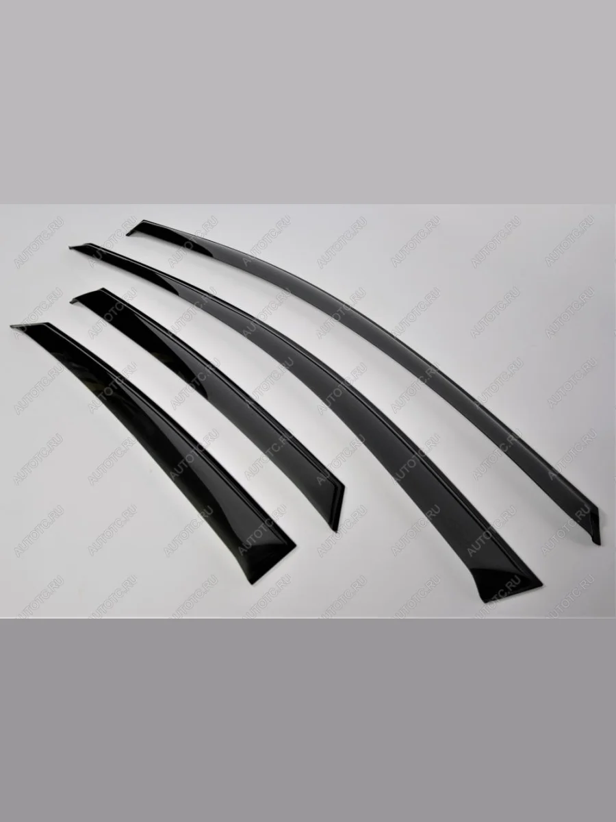 Комплект дефлекторов окон COMFORT Ford Focus 1 хэтчбэк 3 дв. дорестайлинг (1998-2002) (черный)  в Воронеже Воронежской области