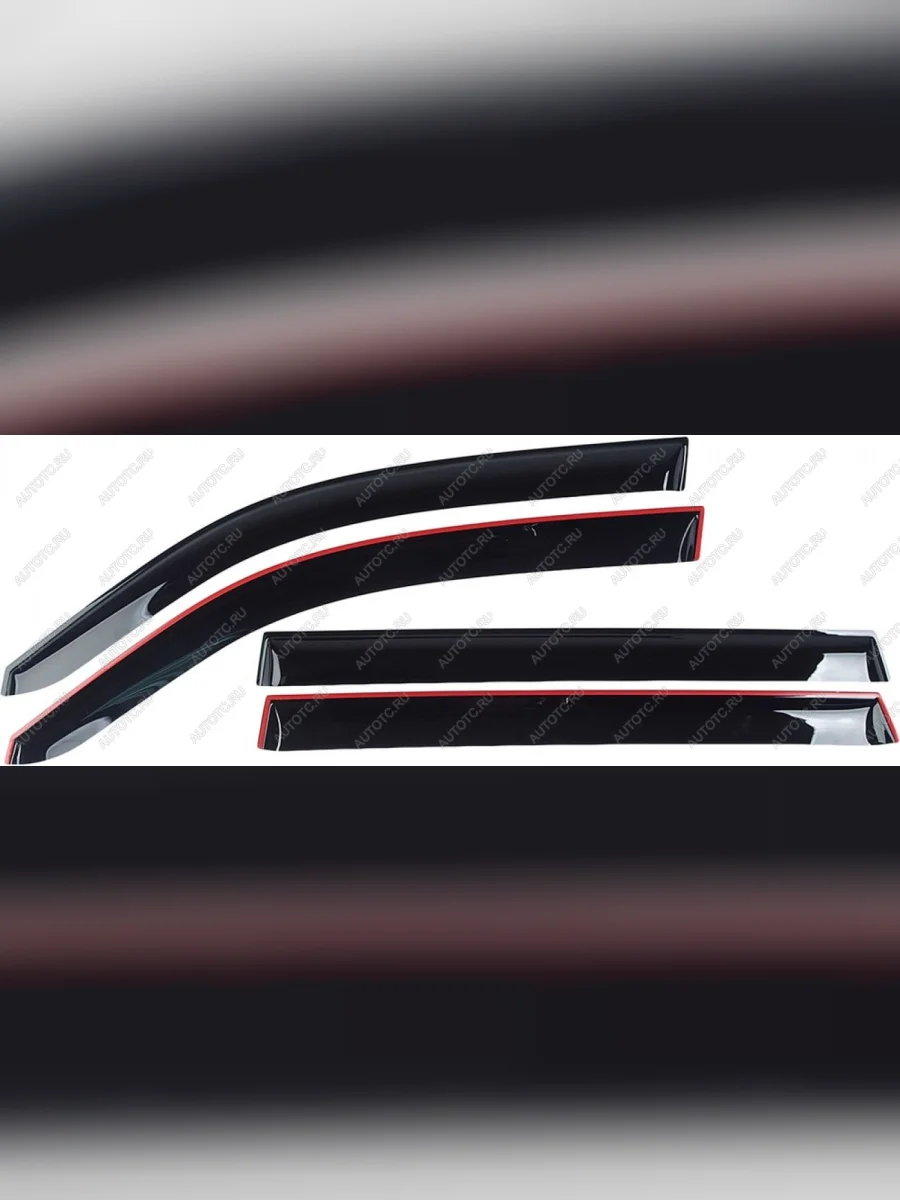 Комплект дефлекторов окон COMFORT Geely Atlas Pro NL3 (2019-2025) (черные)  в Воронеже Воронежской области