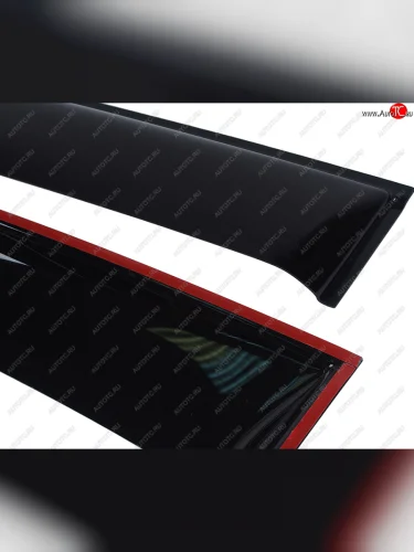 Комплект дефлекторов окон COMFORT (черные) Honda CR-V RE1,RE2,RE3,RE4,RE5,RE7 дорестайлинг (2007-2010)