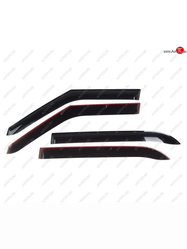 Комплект дефлекторов окон COMFORT (черные) Hyundai Creta SU (2020-2022)