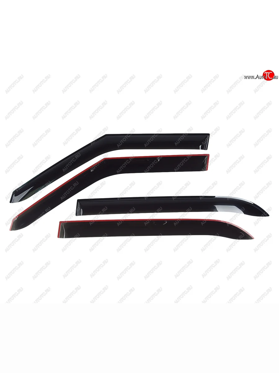 Комплект дефлекторов окон COMFORT Hyundai Creta SU (2020-2022) (черные)  в Самаре Самарской области