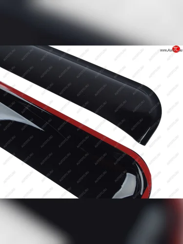 Комплект дефлекторов окон COMFORT (черные) Hyundai HD-72 (2004-2008)