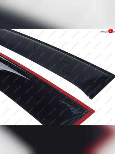 Комплект дефлекторов окон COMFORT (черные) Hyundai Sonata EF рестайлинг ТагАЗ (2001-2013)