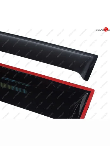 Комплект дефлекторов окон COMFORT (черный) JAC JS4 (2021-2025)