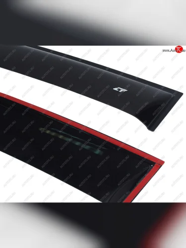 Комплект дефлекторов окон COBRA TUNING (черный глянец) KIA K5 DL (2019-2022)