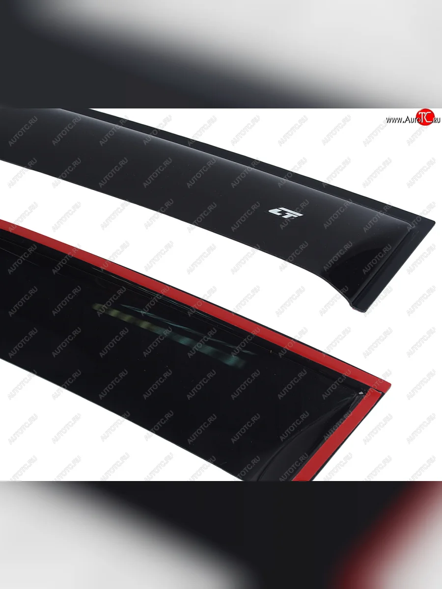 Комплект дефлекторов окон COBRA TUNING KIA K5 DL (2019-2022) (черный глянец)  в Перми Пермском крае