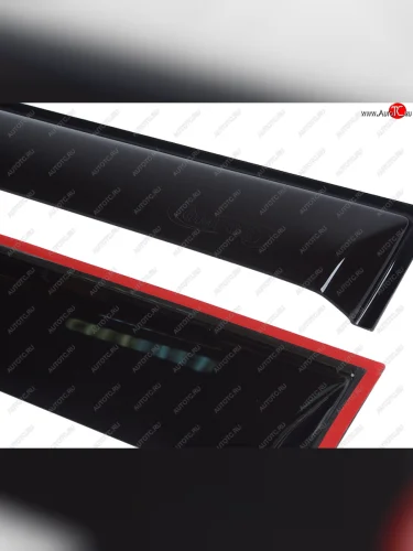 Комплект дефлекторов окон COMFORT (черные) KIA Seltos SP2 дорестайлинг (2019-2022)