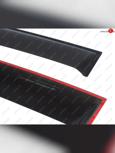 Комплект дефлекторов окон COMFORT (черные) KIA Sorento BL рестайлинг (2006-2010)