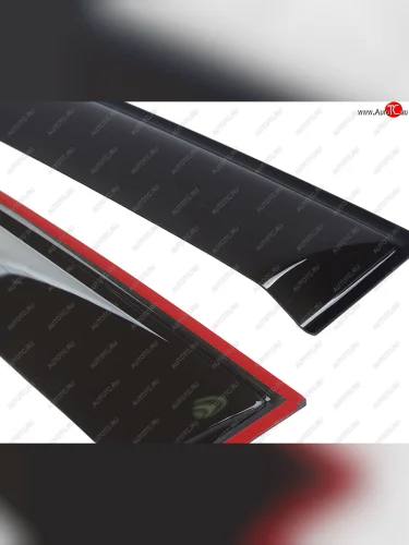 Комплект дефлекторов окон COMFORT (черные) Mazda 3/Axela BK дорестайлинг, хэтчбэк (2003-2006)