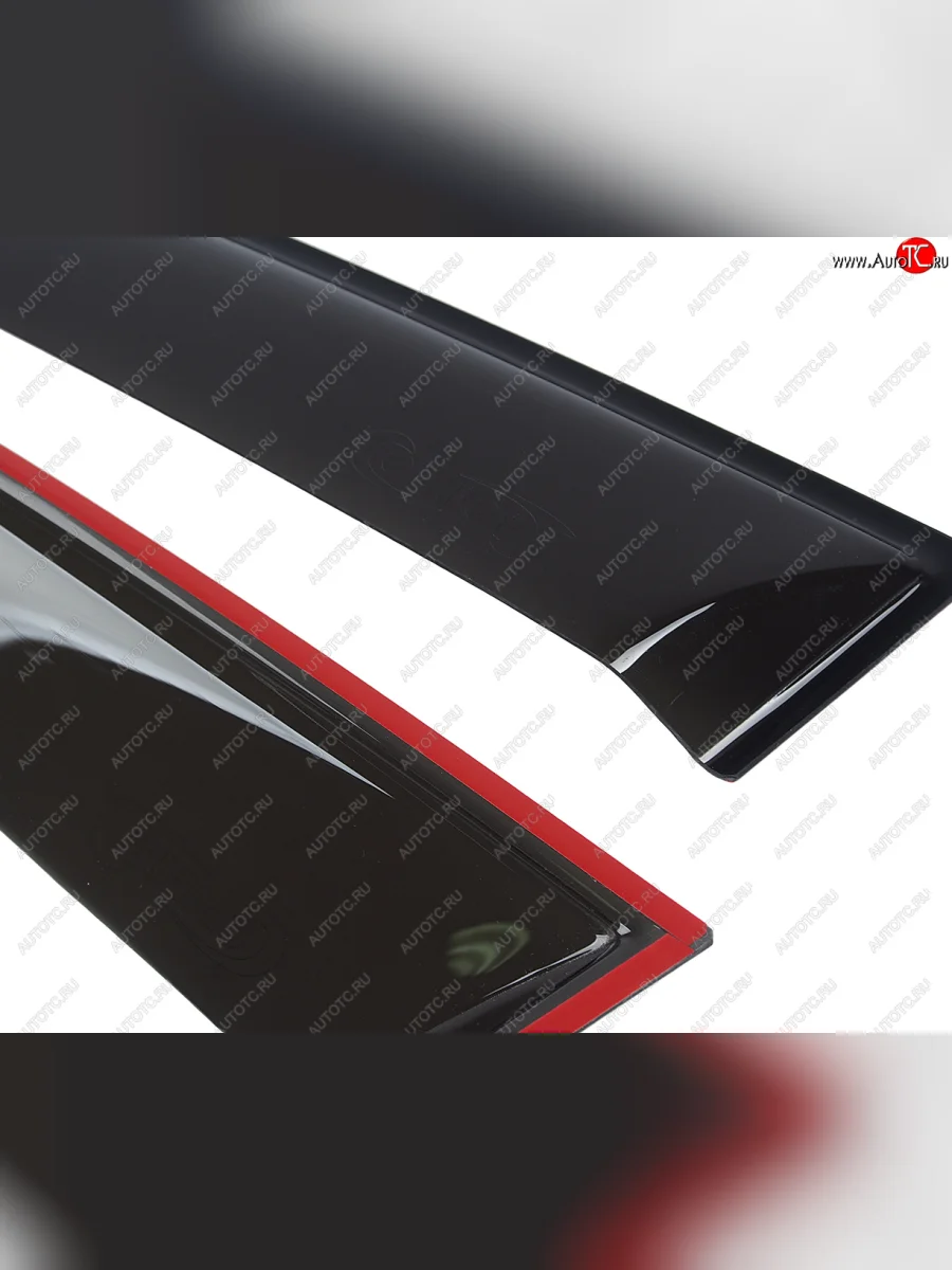 Комплект дефлекторов окон COMFORT Mazda 3/Axela BK дорестайлинг, хэтчбэк (2003-2006) (черные)  в Керчи Республика Крым