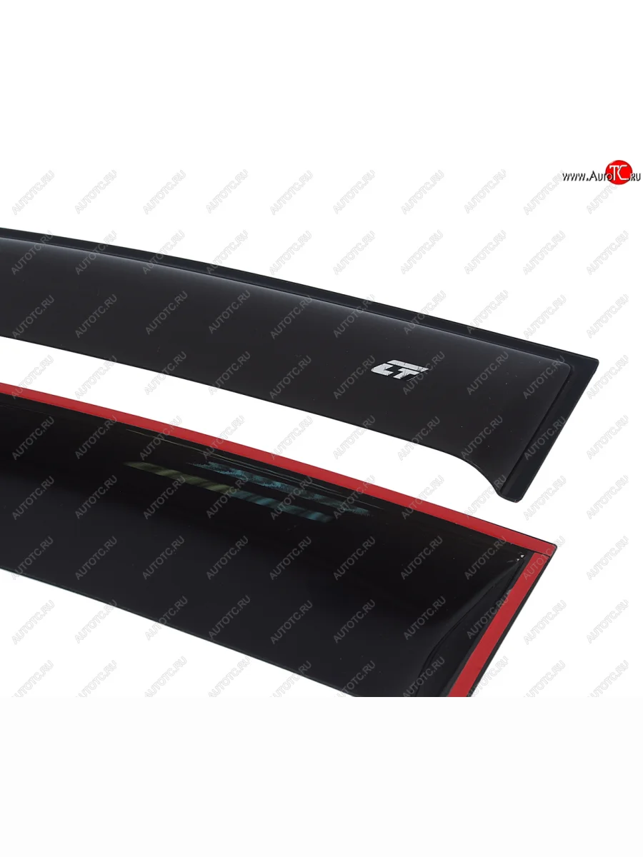 Комплект дефлекторов окон COBRA TUNING Mazda CX-5 KF (2016-2025) (черный глянец)  в Керчи Республика Крым