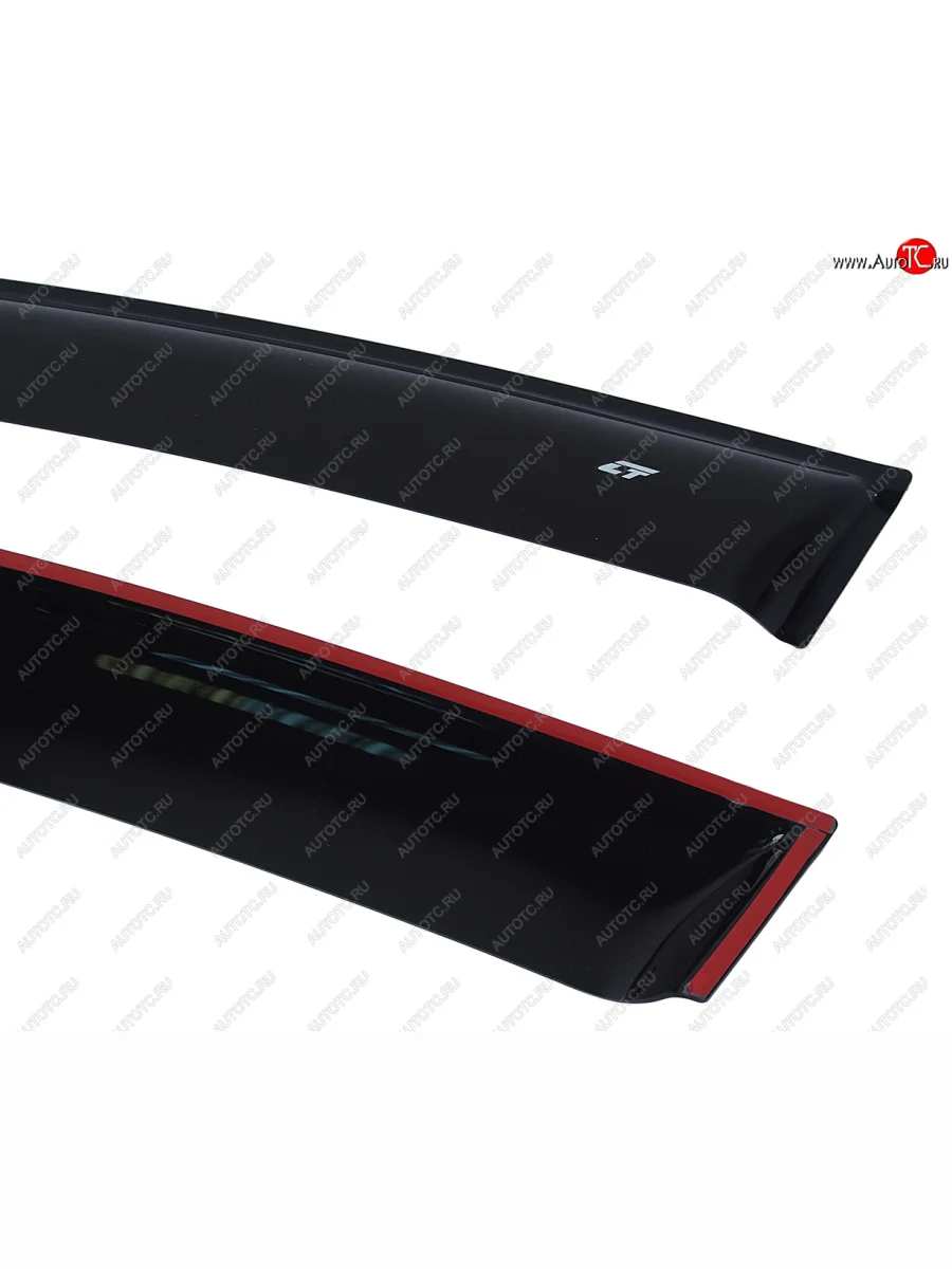 Комплект дефлекторов окон COBRA TUNING Mazda CX-7 ER дорестайлинг (2006-2010) (черный глянец)  в Самаре Самарской области