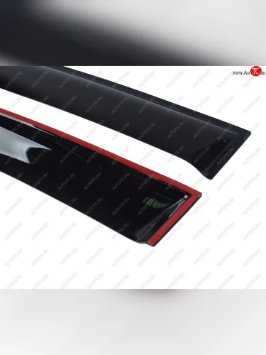 Комплект дефлекторов окон COMFORT (черные) Nissan Murano 2 Z51 дорестайлинг (2008-2011)