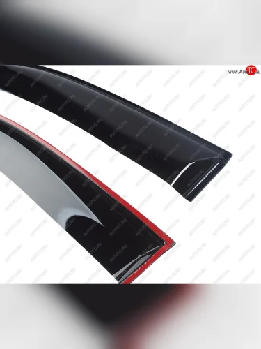 Комплект дефлекторов окон COMFORT (черные) Nissan X-trail 3 T32 дорестайлинг (2013-2018)