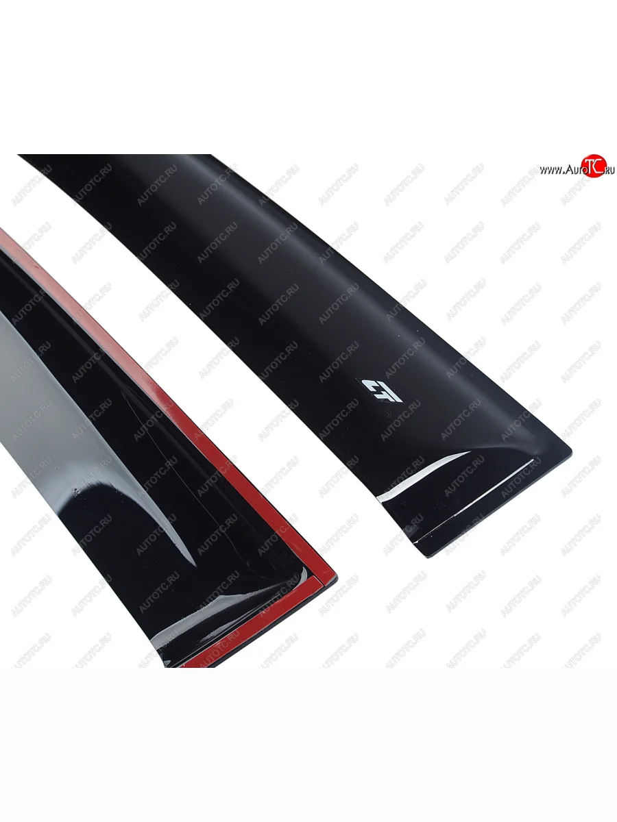 Комплект дефлекторов окон COBRA TUNING Omoda C5 (2021-2025) (черные)  в Воронеже Воронежской области