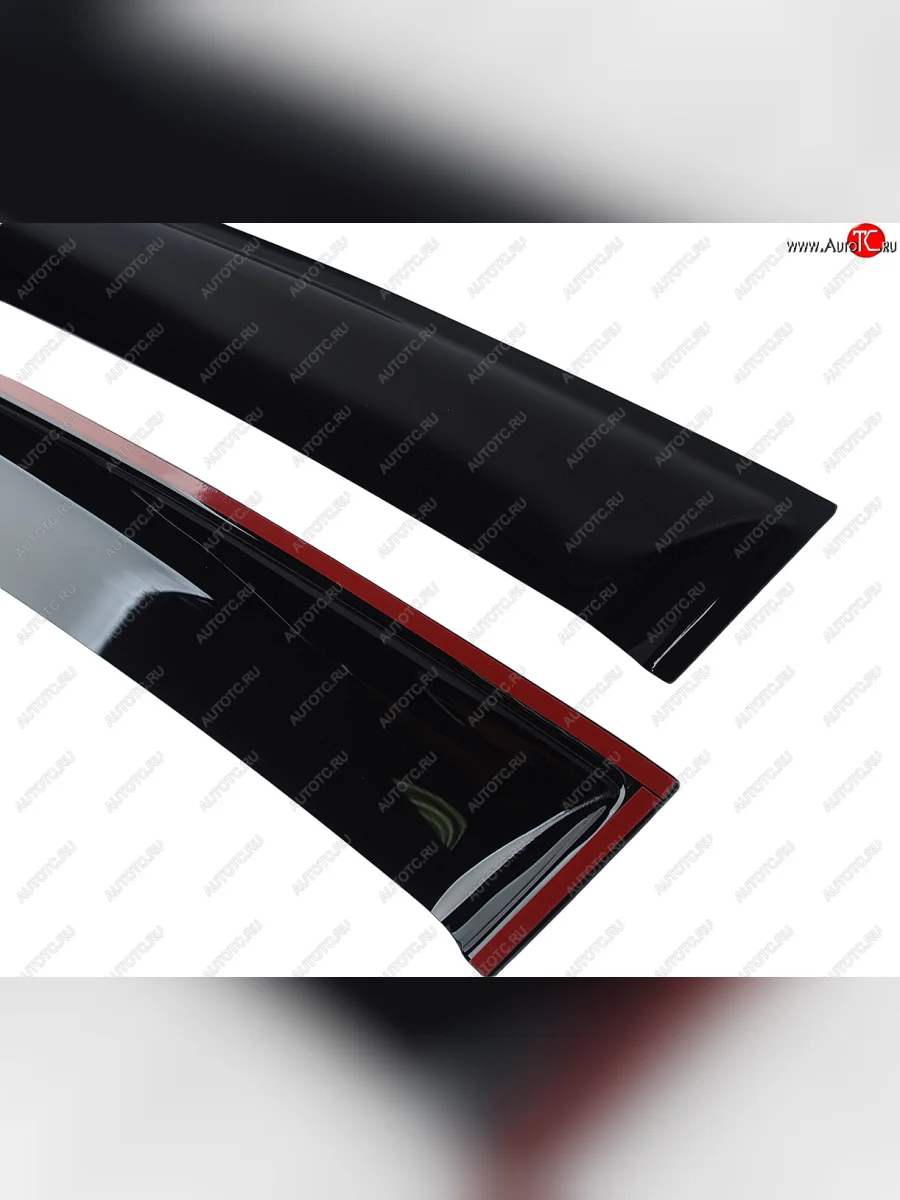 Комплект дефлекторов окон COMFORT Omoda S5 (2023-2025) (черные)  в Самаре Самарской области