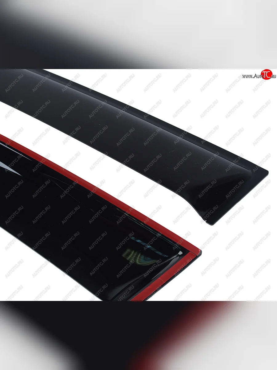 Комплект дефлекторов окон COMFORT Opel Astra H хэтчбек 5дв дорестайлинг (2004-2007) (черные)  в Самаре Самарской области