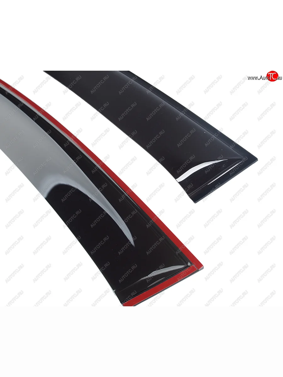 Комплект дефлекторов окон COMFORT Renault Duster HM рестайлинг (2021-2024) (черный)  в Перми Пермском крае