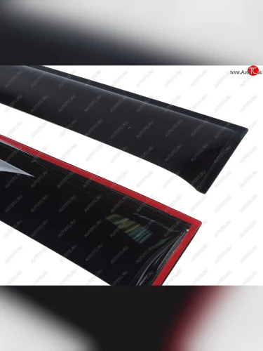 Комплект дефлекторов окон COMFORT (черные) Toyota Highlander XU70 (2020-2025)