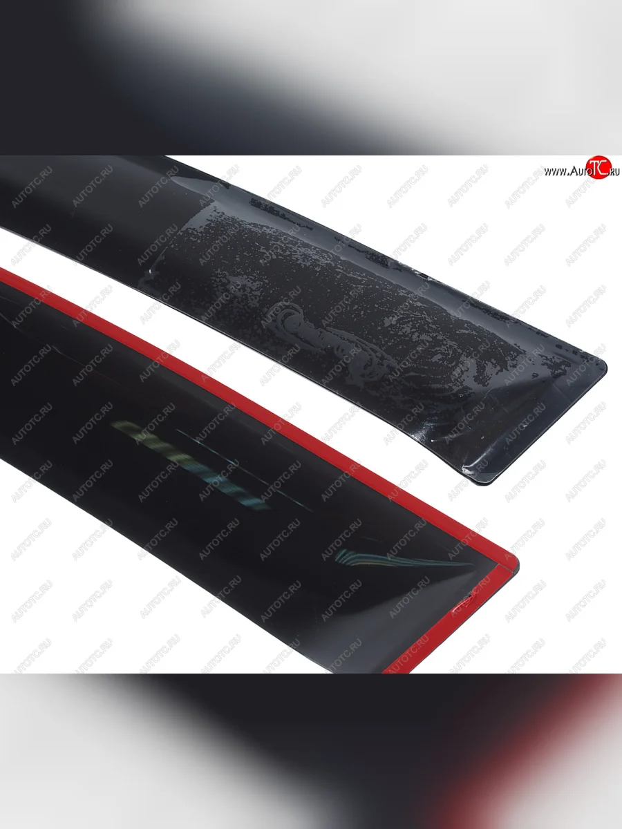 Комплект дефлекторов окон COMFORT Skoda Rapid NH3 дорестайлинг лифтбэк (2012-2017) (черные)  в Самаре Самарской области