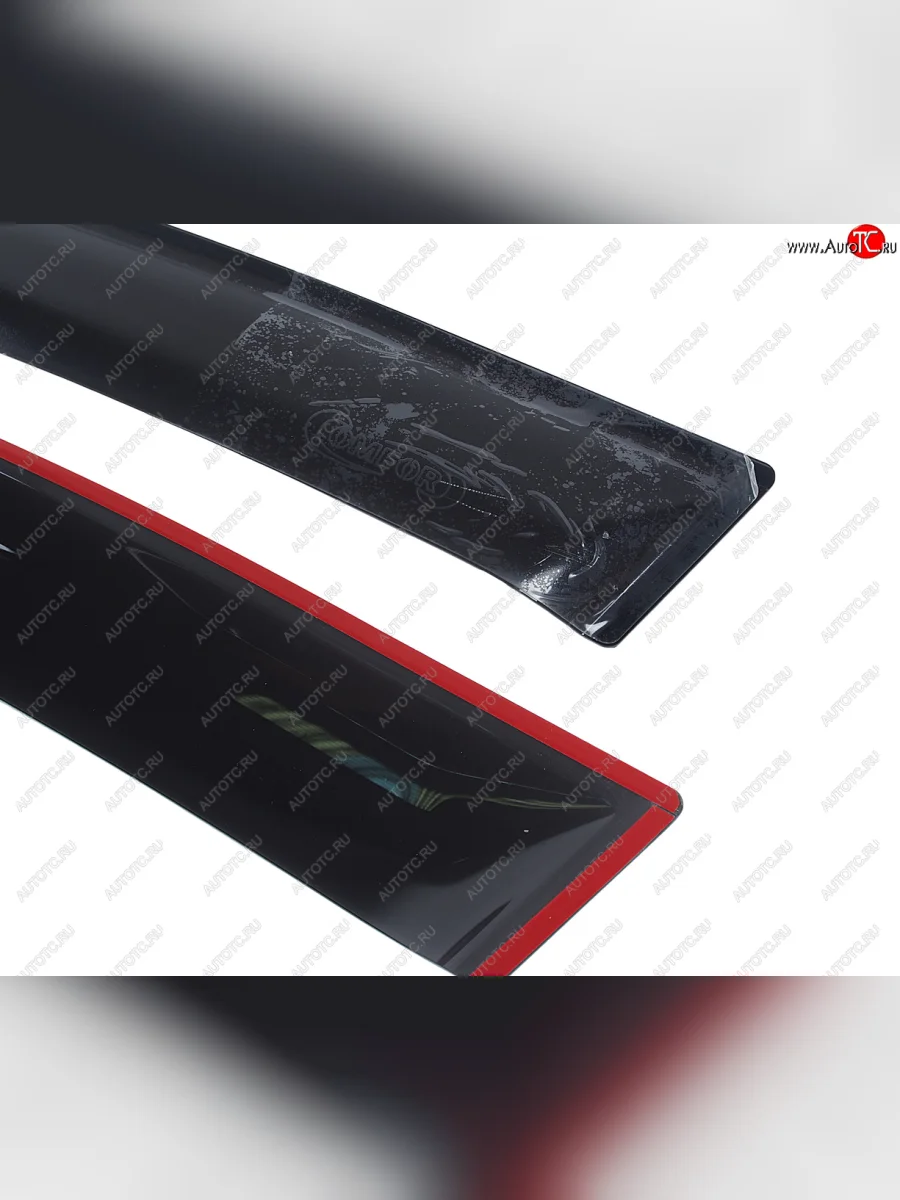 Комплект дефлекторов окон COMFORT Skoda Rapid NH3 рестайлинг лифтбэк (2017-2020) (черные)  в Керчи Республика Крым