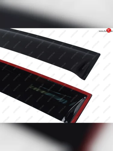 Комплект дефлекторов окон COMFORT (черные) SSANGYONG Actyon дорестайлинг (2010-2013)