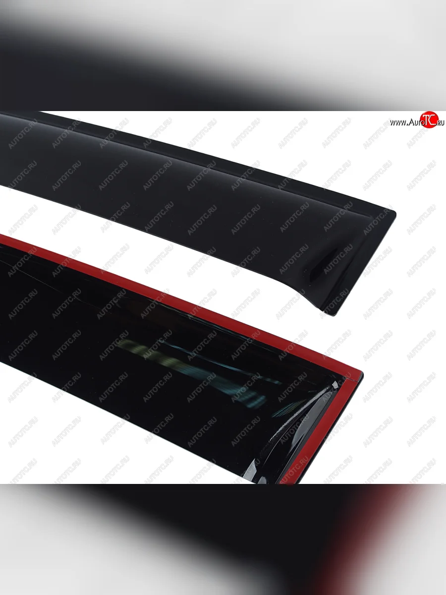 Комплект дефлекторов окон COMFORT SSANGYONG Actyon дорестайлинг (2010-2013) (черные)  в Самаре Самарской области