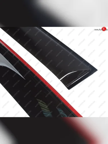 Комплект дефлекторов окон хэтчбек COMFORT (черные) Suzuki SX4 GYC21S дорестайлинг седан (2006-2012)