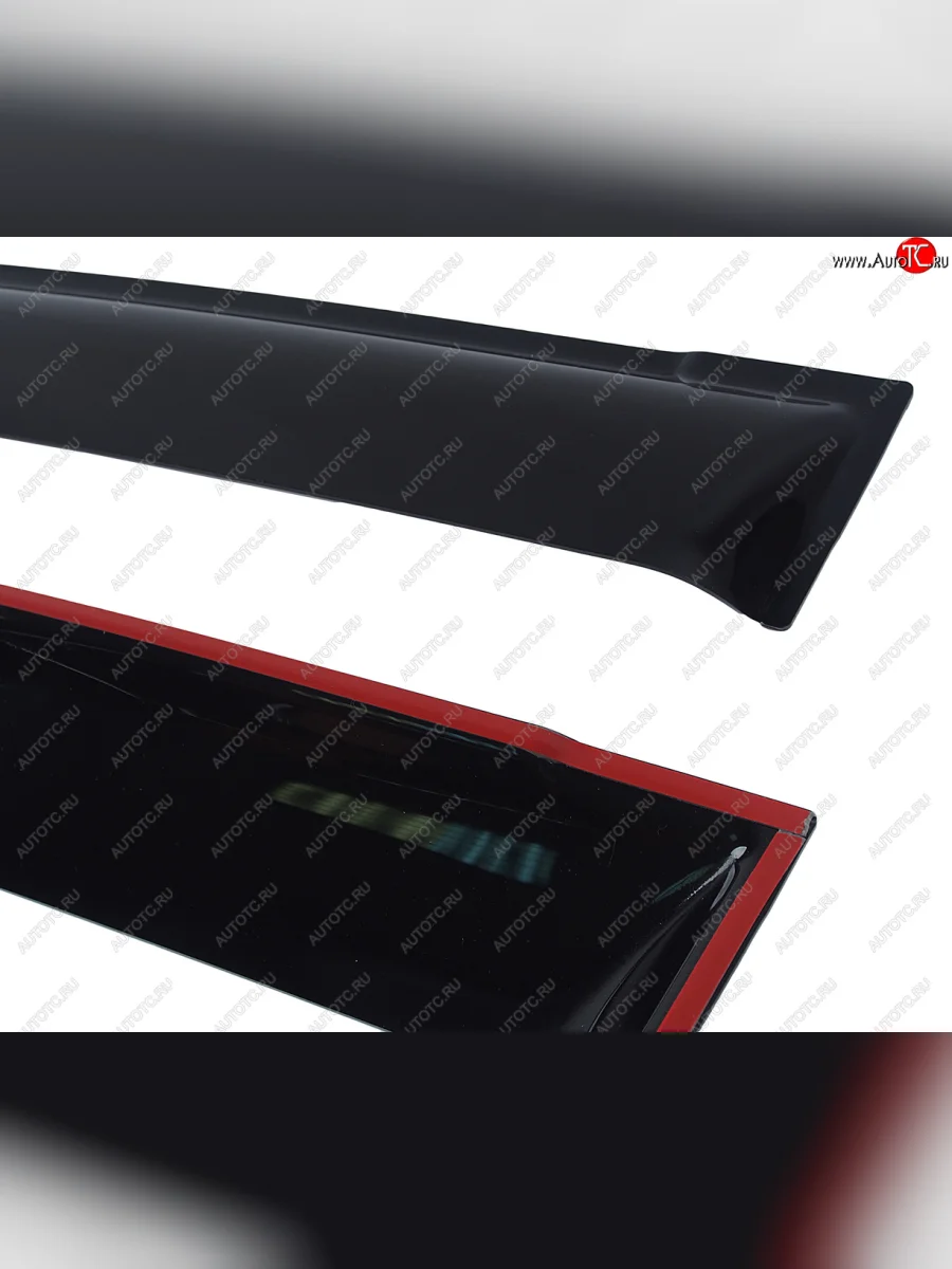 Комплект дефлекторов окон хэтчбек COMFORT Suzuki Vitara LY дорестайлинг (2015-2019) (черные)  в Воронеже Воронежской области