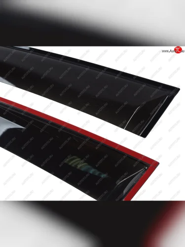 Комплект дефлекторов окон COMFORT (черные) Volkswagen Golf  5 Mk5 (2003-2009) универсал, хэтчбэк 5 дв.