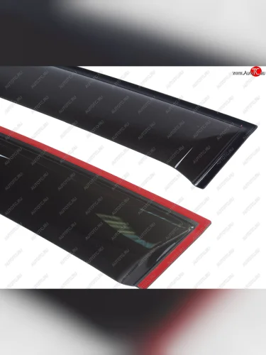 Комплект дефлекторов окон COMFORT (черные) Volkswagen Golf  6 Mk6 (2008-2014) хэтчбэк 5 дв.