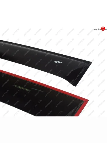 Комплект дефлекторов окон COBRA TUNING (черный глянцевый) Volkswagen Passat B8 универсал дорестайлинг (2015-2019)