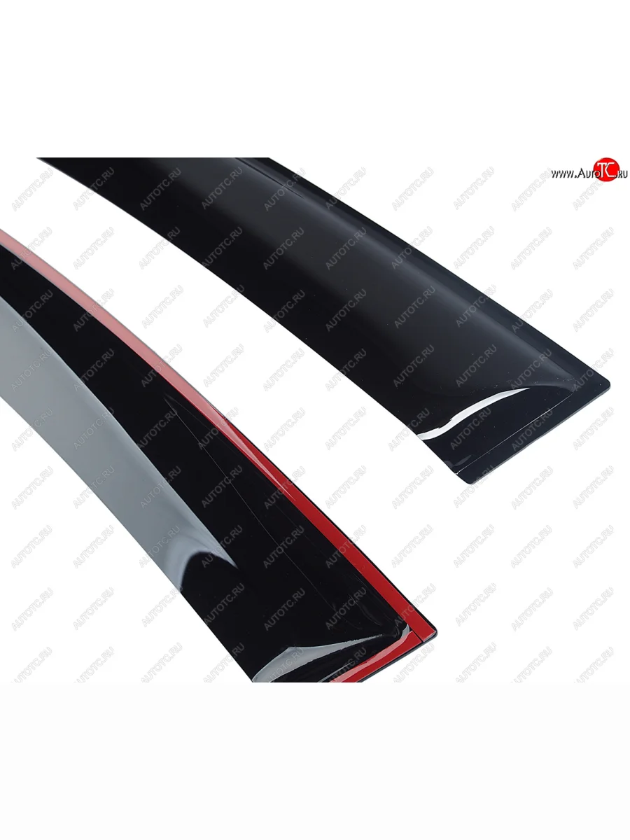 Комплект дефлекторов окон COMFORT Volkswagen Polo Mk5 6R,6C,61 хэтчбек 5 дв. дорестайлинг (2009-2015) (черные)  в Перми Пермском крае