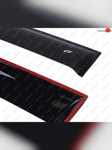 Комплект дефлекторов окон COBRA TUNING (черный глянцевый) Лада ВАЗ 2110 седан (1995-2007)