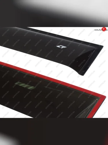 Комплект дефлекторов окон COBRA TUNING (черный глянцевый) Лада ВАЗ 2123 (Нива Шевроле) 1 рестайлинг (2009-2020)