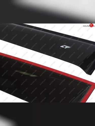 Комплект дефлекторов окон COBRA TUNING (черный глянцевый) Лада ВАЗ Приора 2170 седан дорестайлинг (2007-2014)