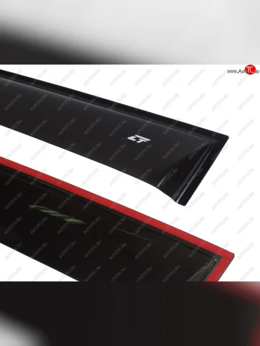 Комплект дефлекторов окон COBRA TUNING (черный глянцевый) Лада ВАЗ Приора 2171 универсал дорестайлинг  (2008-2014)